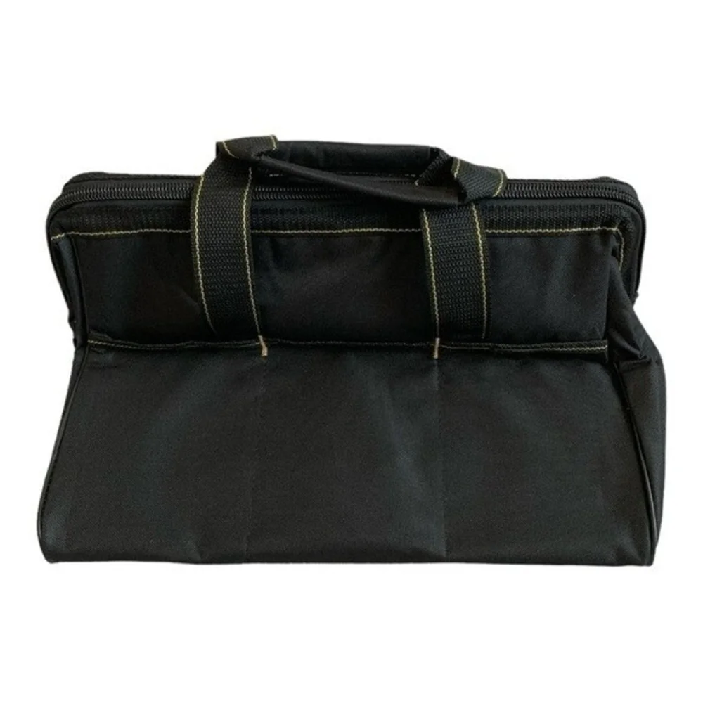 Unisex Voyager Heavy Duty Canvas Tool Bag Tote 15x10x9 Black New